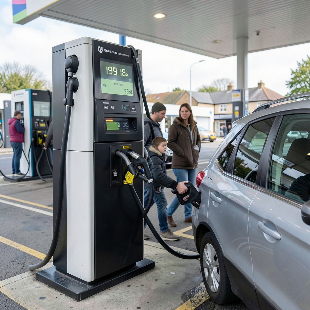 UK diesel hits record 199.18p per litre adding to driver strain